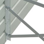 vidaXL Lit surélevé de jardin Acier galvanisé 100x40x77 cm Gris