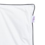 vidaXL Duvet d'hiver Blanc 140 x 220 cm Polyester Pêche 105gsm