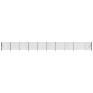 vidaXL Clôture en treillis métallique anthracite 2x25m acier galvanisé