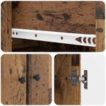 vidaXL Ensemble de Meubles 2 Pièces Bois ancien 66 x 34 5 x 90 cm
