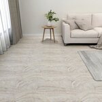 vidaXL Dalles de plancher autoadhésives 20 Pièces PVC 1 86 m² beige