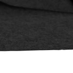 vidaXL Tapis de piscine Noir Ø 610 cm Tissu non tissé