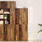 vidaXL Haut Armoire 2 Pièces Bois ancien 70 x 42 5 x 185 cm