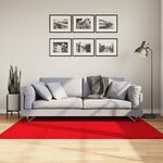 vidaXL Tapis OVIEDO à poils courts rouge 120x170 cm