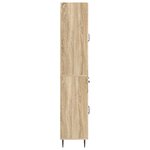 vidaXL Ensemble de Meubles 2 Pièces Chêne Sonoma 66 x 34 5 x 89 5 cm