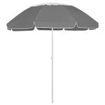 vidaXL Parasol de plage Anthracite 300 cm