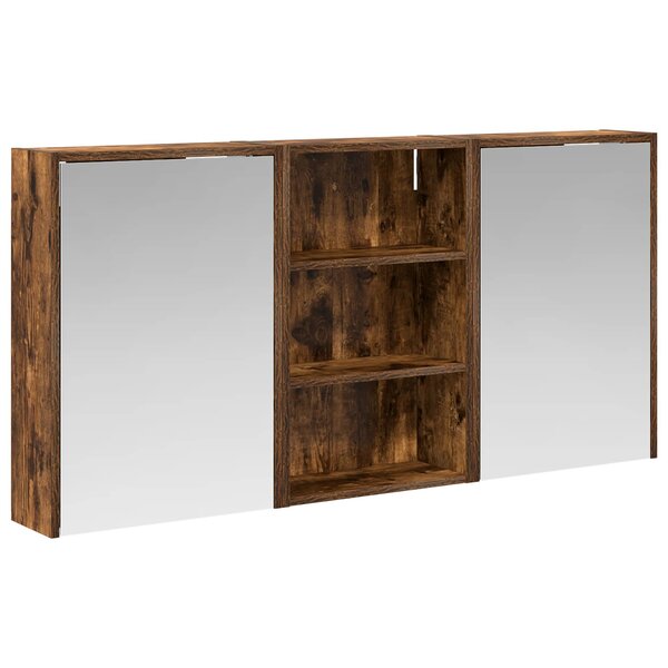 vidaXL Ensemble de Meubles de Salle de Bain 3 Pièces 126 x 16 x 62.5 cm