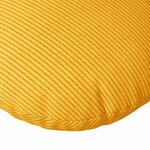vidaXL Coussins de siège 2 Pièces Jaune clair Ø 80 cm