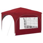 vidaXL Tente de fête pop-up 290 x 290 x 245 cm Bordeaux
