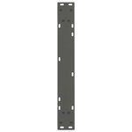 vidaXL Pieds de table à manger en forme de V 2 pièces Anthracite 60 x (72-73 3) cm Acier