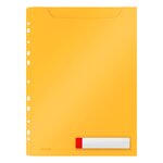 Pochette intercalaire a4 polypropylène opaque leitz cosy jaune - sachet de 3