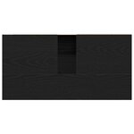 vidaXL Cabinet de salle de bain avec tiroir Chêne noir 65 x 33 x 60 cm