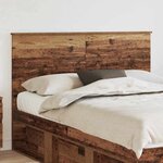 vidaXL Tête de lit Bois Ancien 140 cm Bois d'ingénierie