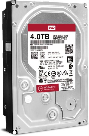 Disque Dur Western Digital 4 To (4000 Go) S-ATA 3 - Caviar Red Pro (WD4003EFBBX)