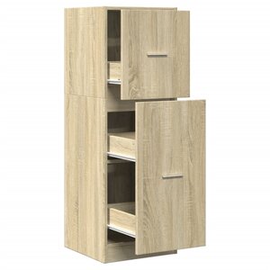 vidaXL Armoire d'apothicaire chêne sonoma 40x41x118 cm bois ingénierie