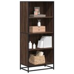 vidaXL Bibliothèque chêne marron 60x35x139 cm bois d'ingénierie