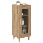 vidaXL Buffet Chêne artisanal 34 5 x 32 5 x 90 cm Bois d'ingénierie