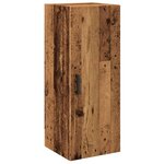 vidaXL Armoire murale vieux bois 34 5x34x90 cm bois d'ingénierie