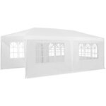 Tectake Tonnelle 6 x 3 m - blanc