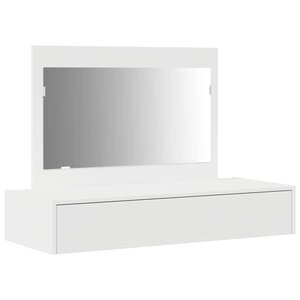 vidaXL Table de Toilette Blanc 100 x 40 x 70 cm Bois d'ingénierie