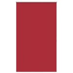 vidaXL Store enrouleur occultant 104 4 x 175 cm  largeur du tissu 100 cm  rouge