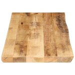 vidaXL Dessus de table bord vivant 80x40x3 8 cm bois de manguier brut