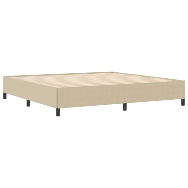 vidaXL Cadre de lit Vert gris 200 x 200 cm Tissu en velours côtelé