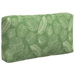 vidaXL Coussins de palette 3 Pièces motif de feuilles tissu Oxford