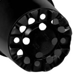 vidaXL Pot à fleurs 100 Pièces Noir Ø 15 x 13 cm Plastique