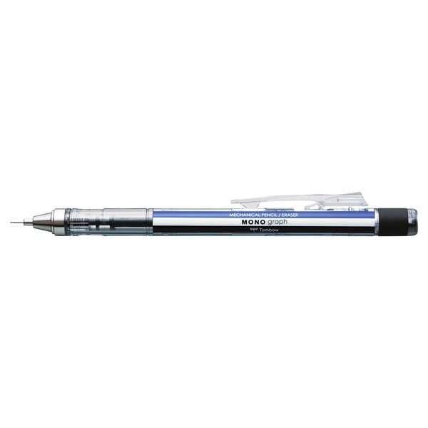 Porte-mine mécanisme shake mono graph 0 5 mm bleu/blanc/noir x 6 tombow