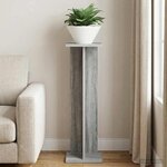 vidaXL Support de Plante Sonoma gris 25 x 25 5 x 80 5 cm