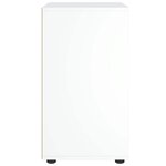 vidaXL Buffet VISNES blanc 60x40x73 cm bois d'ingénierie