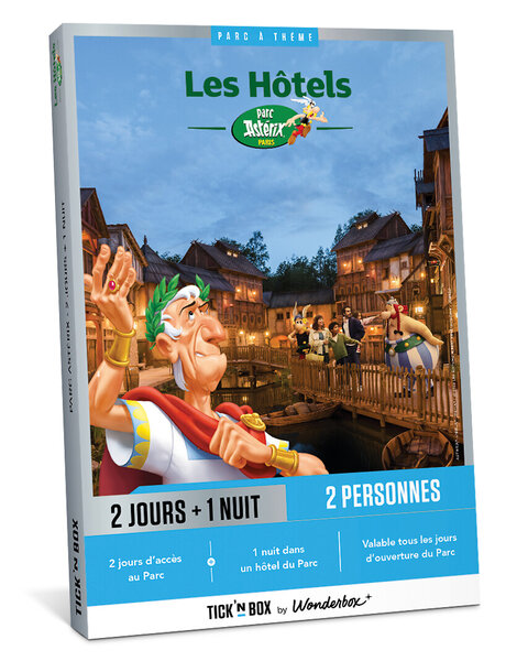 Coffret cadeau - TICKETBOX - Parc Astérix Séjour