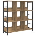 vidaXL Étagère Chêne artisanal 102 x 32 x 104 5 cm Bois d'ingénierie