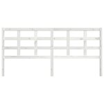 vidaXL Tête de lit blanc 205 5x4x100 cm bois massif de pin