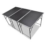 vidaXL Table à coller 3 Pièces Pliable