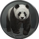 Monnaie PANDA Silver Shadow 1 Oz Argent 5$ Barbados 2026