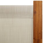 vidaXL Cloison de séparation 5 panneaux gris clair 350x180 cm