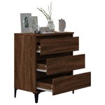 vidaXL Buffet Chêne marron 60x35x70 cm Bois d'ingénierie