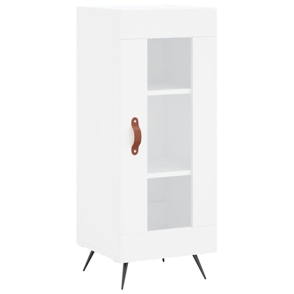 vidaXL Buffet blanc 34 5x34x90 cm bois d'ingénierie