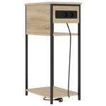 vidaXL Cabinet de chevet Chêne sonoma 41 x 28 x 76 cm