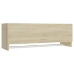 vidaXL Garde-robe chêne sonoma 100x32 5x35 cm bois d'ingénierie