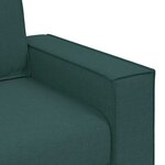 vidaXL Canapé Fauteuil Vert Foncé 100x78x84 cm Tissu