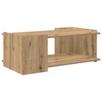 vidaXL Table basse Chêne artisanal 90 x 50 x 33 cm Bois d'ingénierie