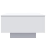 vidaXL Table basse blanc 55x55x31 cm bois d'ingénierie