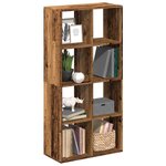 vidaXL Étagère séparatrice de pièce vieux bois 69 5x29x137 5 cm