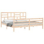 vidaXL Cadre de lit sans matelas bois massif