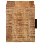 vidaXL Table de chevet murale 40x30x25 cm bois de manguier massif