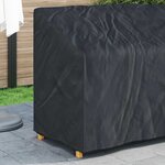 vidaXL Housse de banc de jardin 134 x 70 x 65 / 94 cm Tissu Oxford 210D
