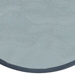 vidaXL Table de bistro Noir 40x46 cm Acier et verre